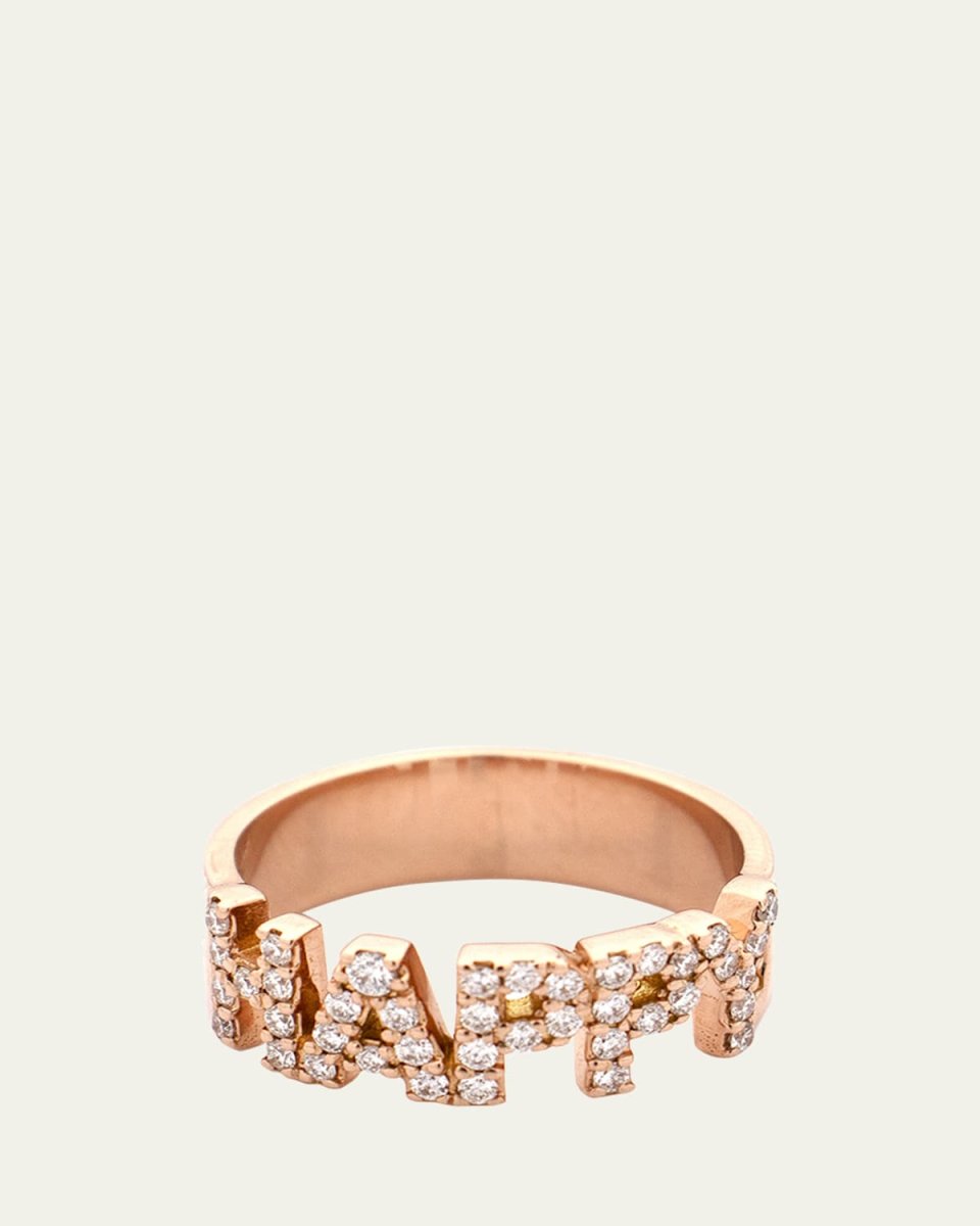 Happy Diamond Pave Ring